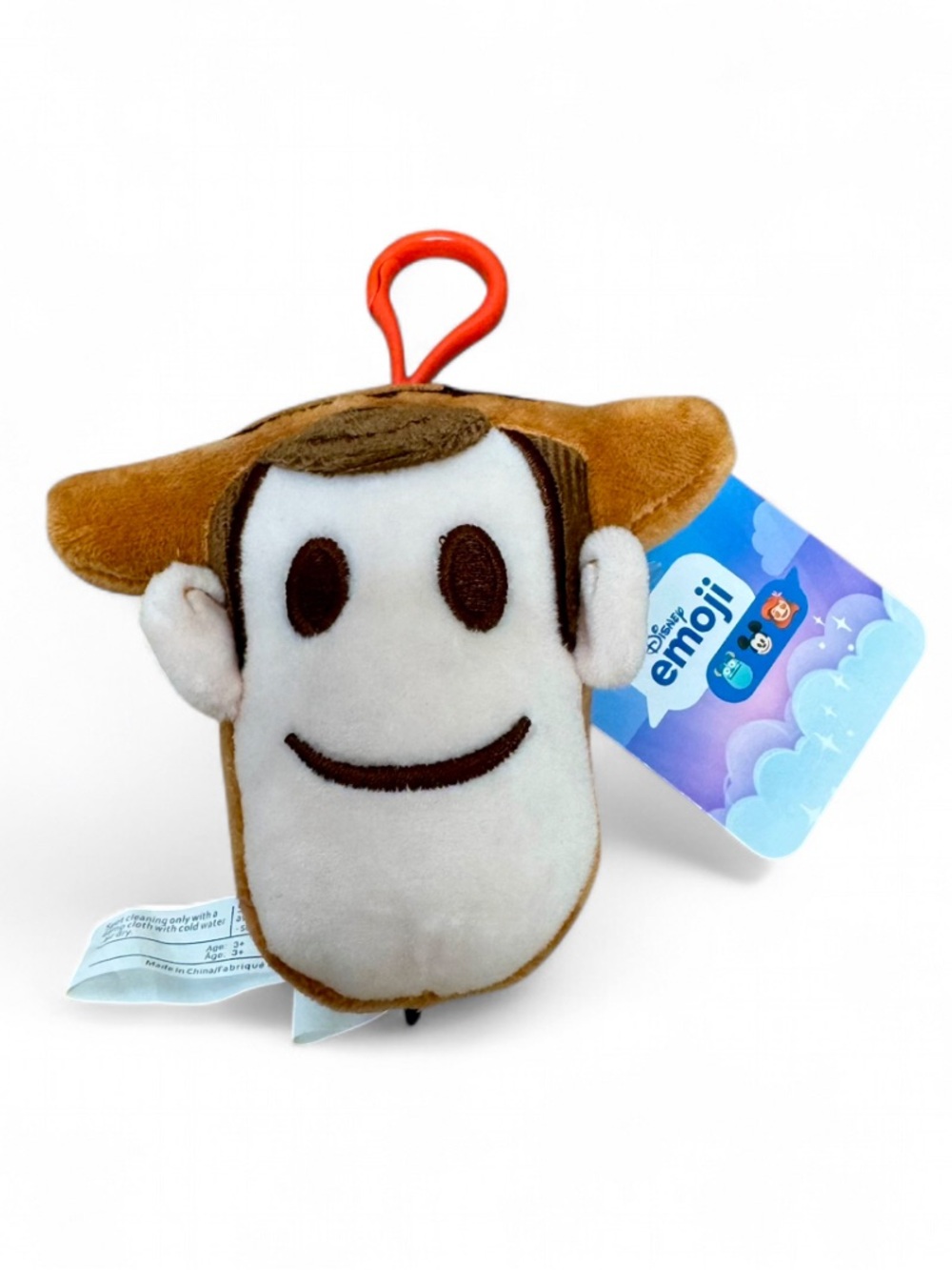 Disney Toy Story Emoji Woody Plush Backpack Clips 4-inch NEW!